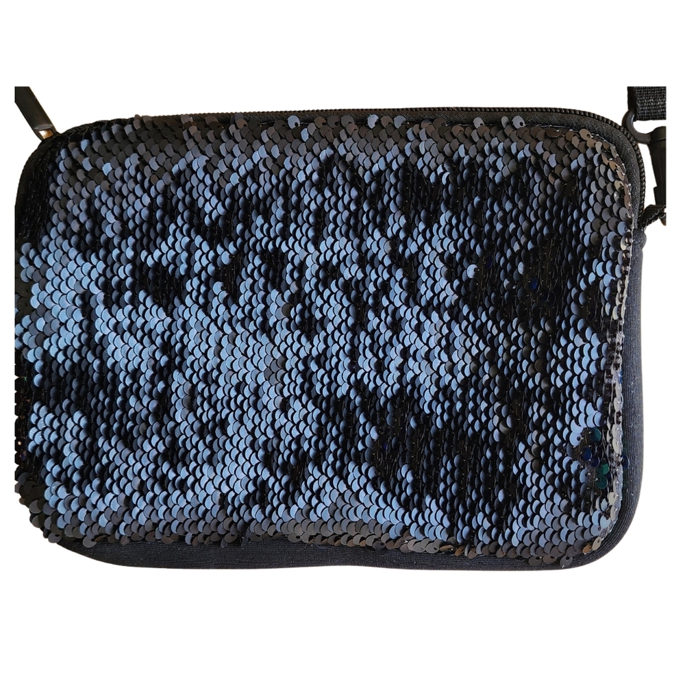 Sequin Crossbody Bag - Green Ombre